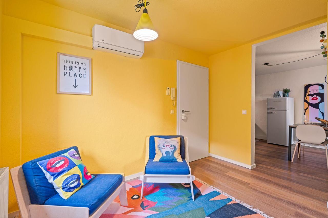Farbenfrohe Altbauwohnung, Top Ausstattung FDH Buitenkant foto